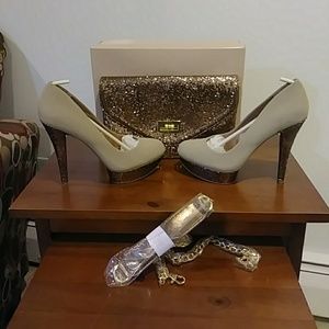 Shoes & matching clutch